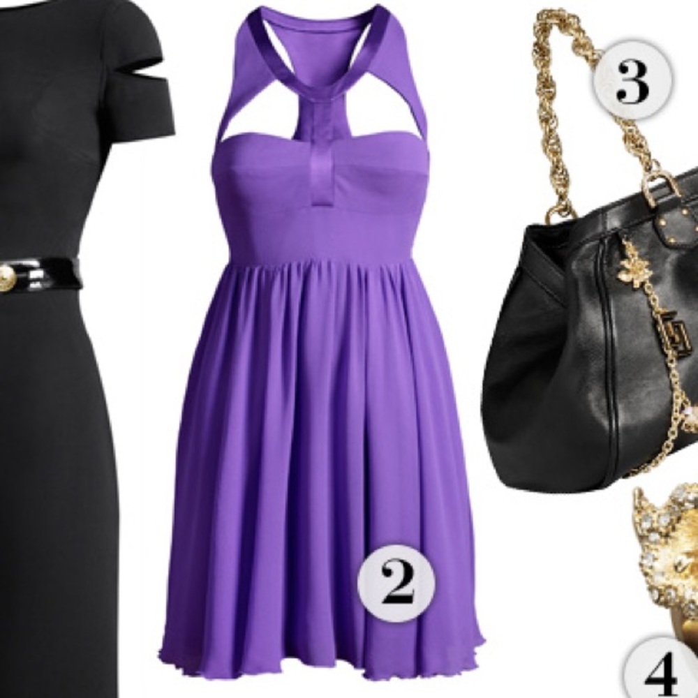 COPY - Versace for H&M lavender corset dress size 2